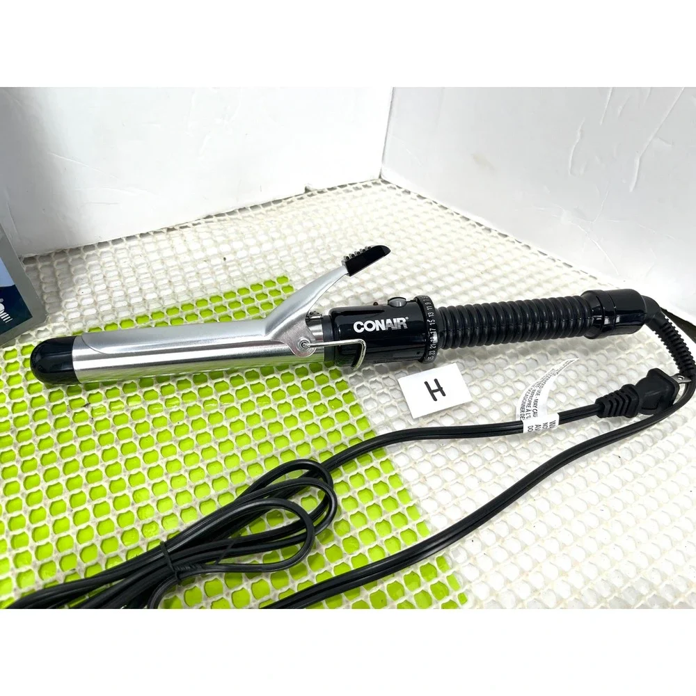 Conair‎ Instant Heat 1 Inch Curling Iron Classic Curls Black New Damaged Box H